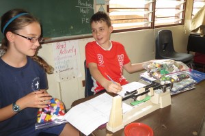 Counting and weighing 100 items 