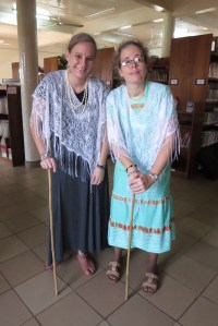 The kindergarten and grade 1 & 2 teachers: Miss Gertle and Miss Myrtle