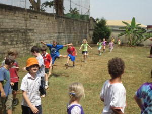100 physical activities included jumping hurdles